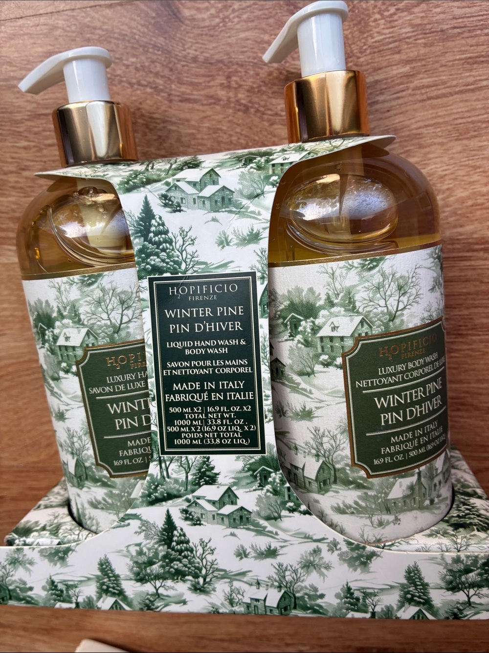 Hopificio Pine Liquid Hand Wash & Body Wash NWT made in Italy